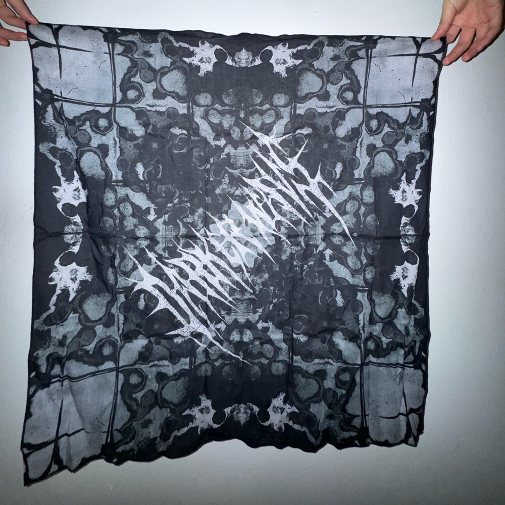 darker wavs warp logo bandana